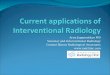 Current applications of interventional radiology 97