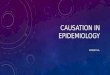 Causation in epidemiology