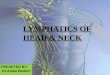 LYMPHATICS HEAD AND NECK
