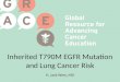 Inherited T790M EGFR Mutation and Lung Cancer Risk