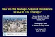 Acquired resistance to EGFR TKIs in Lung Cancer (NSCLC)