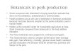 Botanicals in pork production