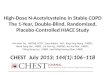 High-Dose N-Acetylcysteine in Stable COPD