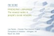 Friending Libraries: Why libraries can become nodes in people’s social networks