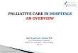Workshop   palliative care in hospitals - an overview - 13 januari 2014