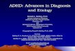 ADHD: Diagnosis and Etiology
