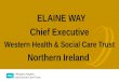 Elaine Way, Chief Executive, Western Health & Social Care Trust Northern Ireland