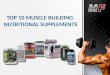 10 Muscle Building Nutritional Supplements for Athletes