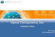 Opexa therapeutics corporate presentation june 2014 for print