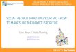 SOCIAL MEDIA IS IMPACTING YOUR SEO - HOW TO MAKE SURE THE IMPACT IS POSITIVE
