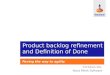 Defintion of Done and Product Backlog refinement