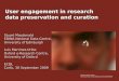 User Engagement in Research Data Curation