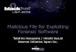 Malicious File for Exploiting Forensic Software