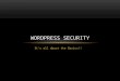 WordPress Security 2014 - The Basics of Security