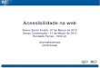 Acessibilidade na Web - Senac 2013