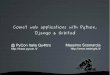 Comet web applications with Python, Django & Orbited