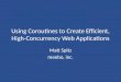Using Coroutines to Create Efficient, High-Concurrency Web Applications