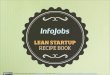 InfoJobs lean startup recipe book