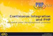 Continuous integration php