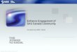 Online & Offline Strategies and Database Recommendations for SAS Canada Community