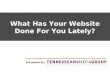 Thrive I - What Has Your Website Done For You Lately?