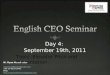 Ryan CEO English Seminar-Day 4