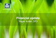 CMD 2012: Financial Update (Torgeir Kvidal)