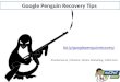 Google Penguin Recovery Tips