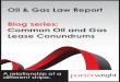 Common Oil and Gas Lease Conundrums eBook