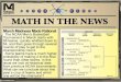 Math in the News: Issue 50