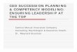 Succession Planning and Competency Modeling