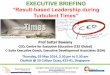 CEE Executive Briefing on Results-based Leadership during Turbulent Times - 29 May 2014