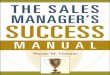 The Sales Managers Success Manual