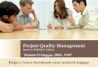 PMP 05 Project Quality Management - PMBOK 5th Edition