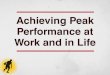 Happy at work 4 achieving peak performance at work and in life by bj manalo