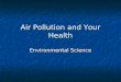 Air pollution and your health