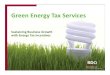 Green Energy Incentives Workbook
