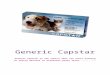 Provide Your Pet The Mainly Effectual Medications Of Generic Capstar