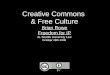 CC and Free Culture - SCCC