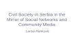 Civil society serbia and social networks
