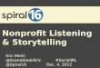 Listening & Storytelling for Nonprofits