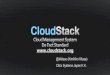 Apache CloudStack at LinuxCon Japan