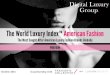World Luxury Index American Fashion - The Most Searched American Luxury Fashion Brands Globally
