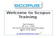 Scopus Presentation - December 2010