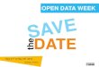 Open data week