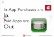 In-App Purchases are In, Paid Apps are Out