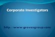 Corporate investigators - private investigators