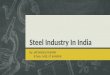 Steel industry in india