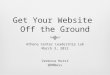 Get Your Website Off the Ground