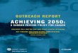 Achieving 2050: A Carbon Pricing Policy for Canada - Outreach Report
